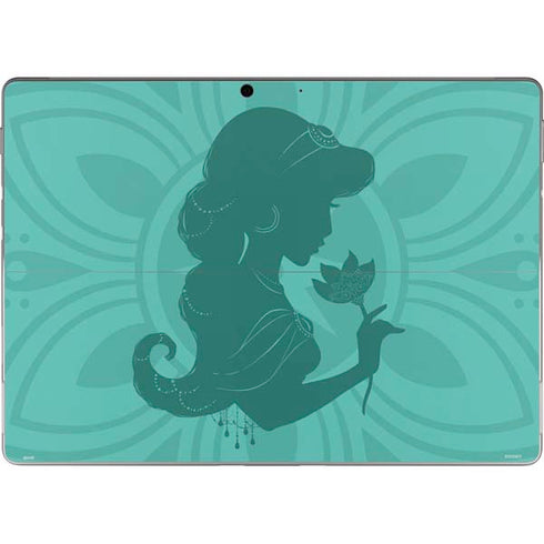 Disney Aladdin Princess Jasmine Silhouette Flower Surface Pro 8 Skin